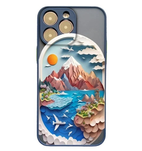 Mountains Landscape Phone Case for iPhone - Short and Sweet!