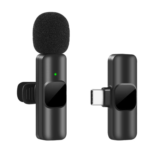 Wireless Lavalier Mic: Portable Mini Mic for iPhone Android